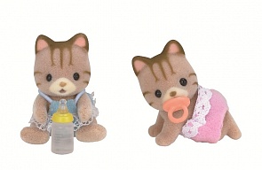 Sylvanian Families - Полосатые котята-двойняшки (Epoch, 5188st)